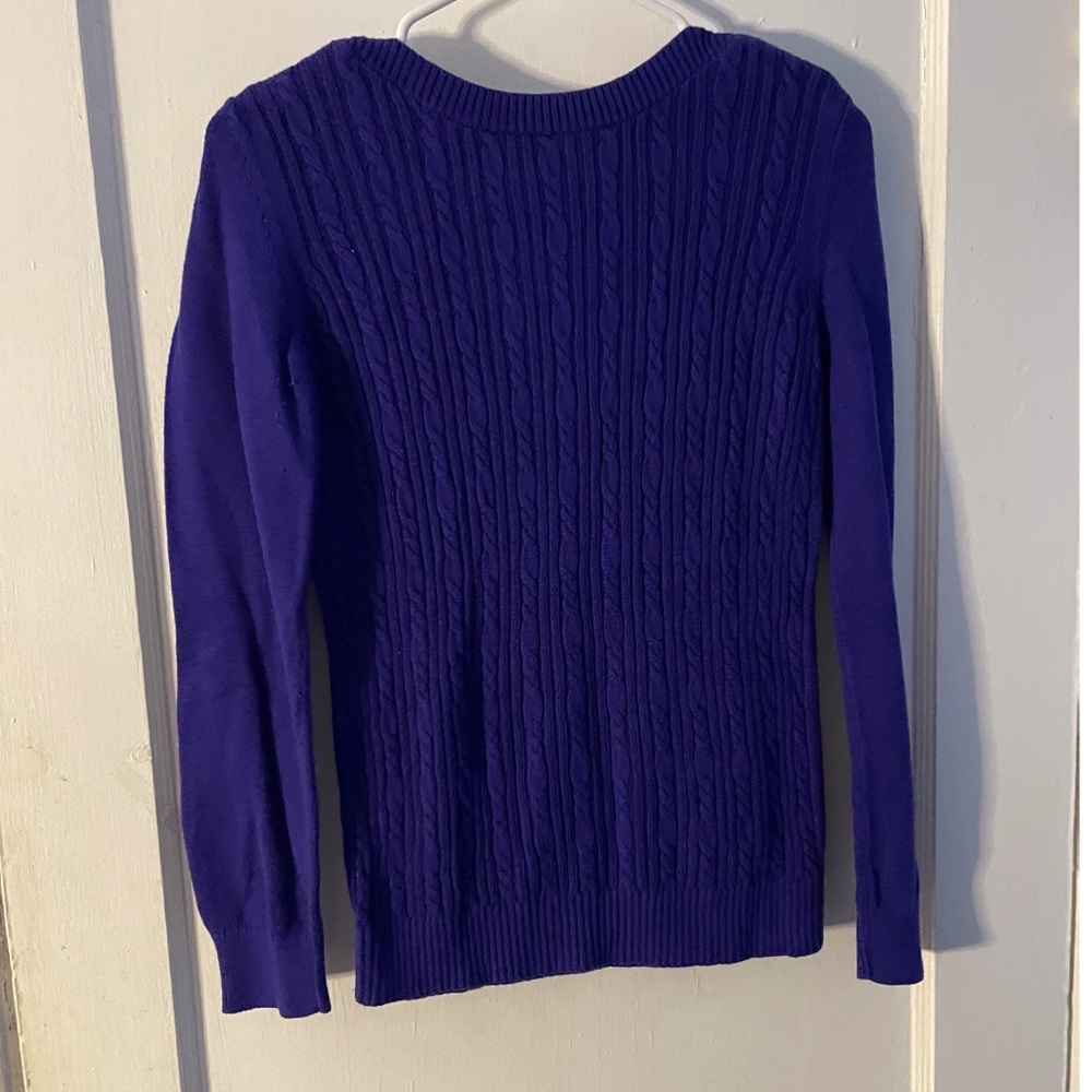 Purple sweater
